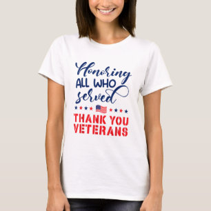 Die Anerkennung aller, die für die Militärflagge g T-Shirt