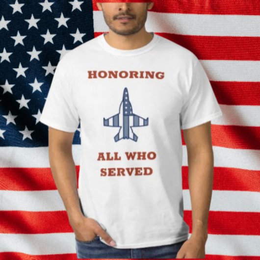 Die Anerkennung aller, die kämpfter Jet Patriotic  T-Shirt