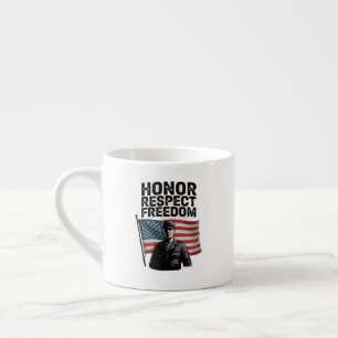 Die Anerkennung des Veteran Day Patriotic Design Espressotasse