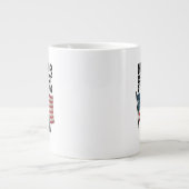 Die Anerkennung des Veteran Day Patriotic Design Jumbo-Tasse (Vorderseite)