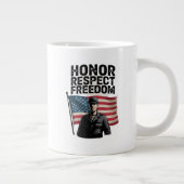 Die Anerkennung des Veteran Day Patriotic Design Jumbo-Tasse (Rechts)