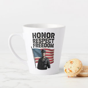 Die Anerkennung des Veteran Day Patriotic Design Milchtasse