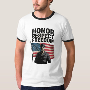 Die Anerkennung des Veteran Day Patriotic Design T-Shirt