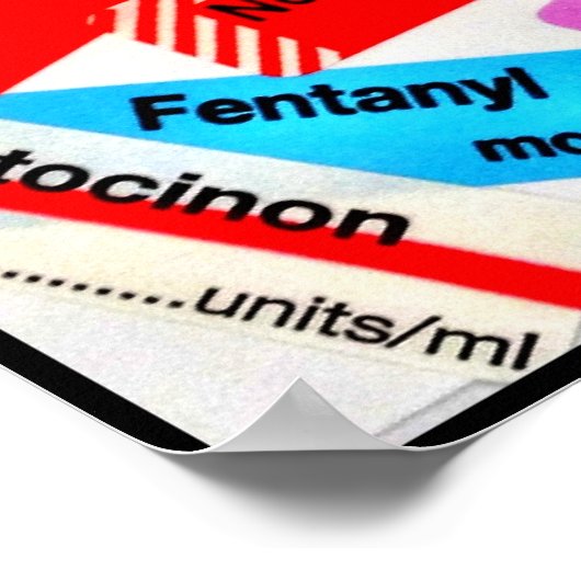 DIE ANESTHETISCHE POSTER (Ecke)