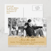 Die Anette-Save the Date Postkarte (Vorne/Hinten)