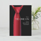 Die Anforderung an den Windsor-Knoten-Trauzeuge Einladung (Stehend Vorderseite)