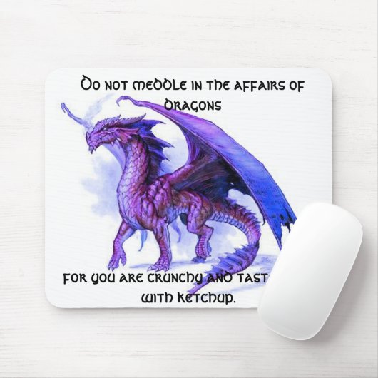 Die Angelegenheiten der Drachen Mousepad (Mit Mouse)