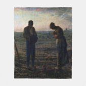 Die Angelus, Jean-Francois Millet Fleecedecke (Vorderseite)