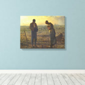 Die Angelus Jean Francois Millet Leinwanddruck (Insitu (Holzboden))