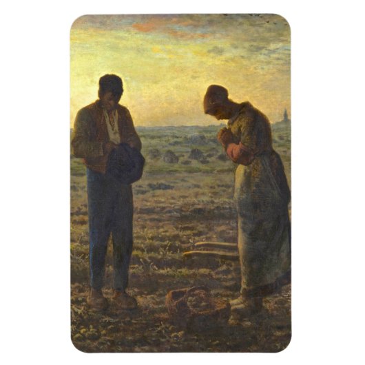 Die Angelus Jean Francois Millet Magnet (Vertikal)