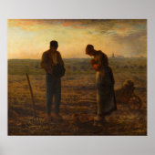 Die Angelus von Jean-Francois Millet Poster (Vorne)