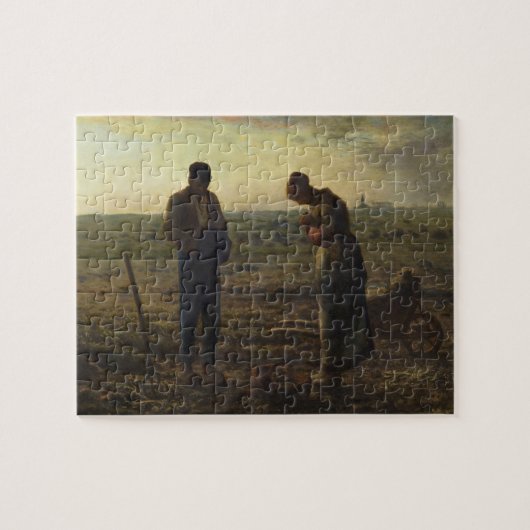 Die Angelus von Jean-François Millet Puzzle (Horizontal)