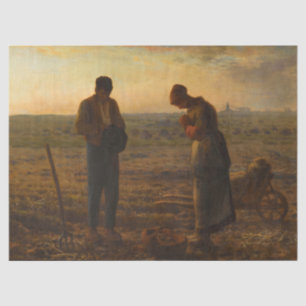 Die Angelus von Jean-Francois Millet Seidenpapier