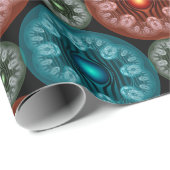 Die angenehme, farbenfrohe Dekoration Geschenkpapier (Rolleneckpunkt)