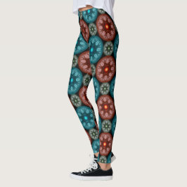 Die angenehme, farbenfrohe Dekoration Leggings