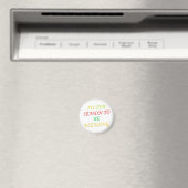 Die angenehme Weihnachtszeit-Logo gemischt Farbe Magnet (In Situ (Geschirrspüler))