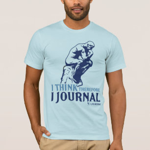 Die angepasste T der Männer (ich denke, deshalb T-Shirt