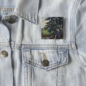 Die Angler, c.1885 Button (Beispiel)
