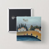 Die Angler, c.1908-09 (Öl auf Leinwand) Button (Vorne & Hinten)