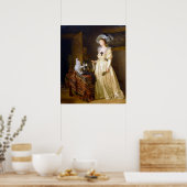 Die Angora-Katze Poster (Küche)