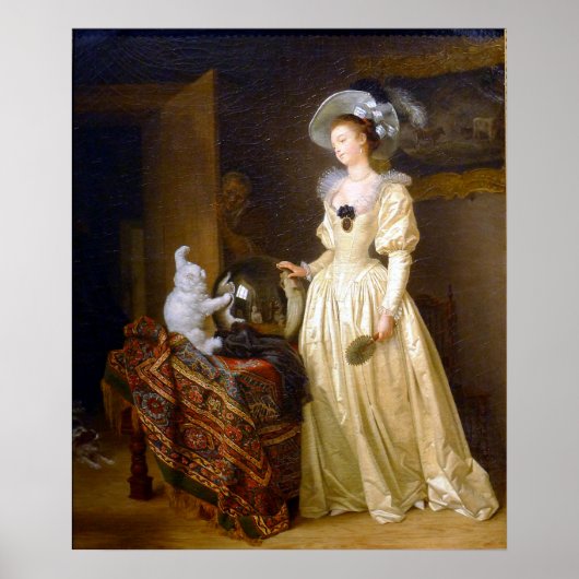 Die Angora-Katze Poster (Vorne)