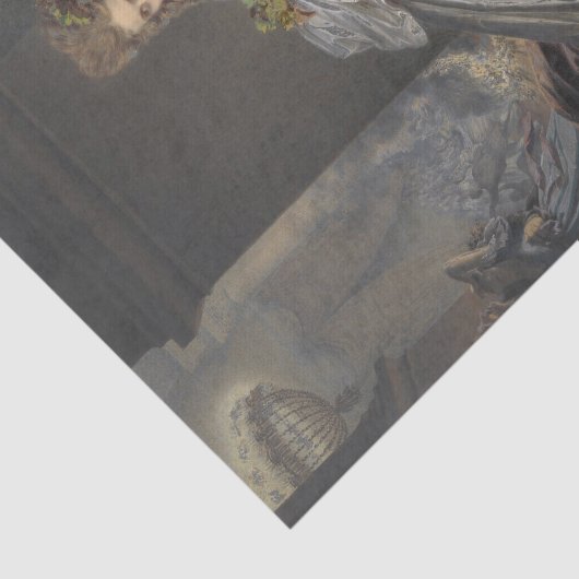 Die Angst (Fear) Seidenpapier (Ausschnitt)