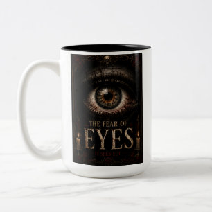 Die Angst vor Augen Gothic Halloween Zweifarbige Tasse
