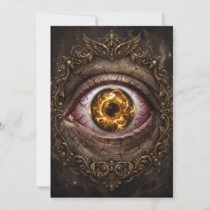 Die Angst vor Augen Gothic Horror Auge Dunkles Hal Einladung