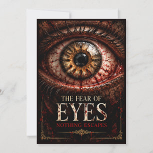 Die Angst vor Augen – Gruselige Gothic-Horror-Hall Einladung
