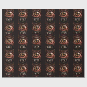 Die Angst vor Augen – Gruselige Gothic-Horror-Hall Geschenkpapier