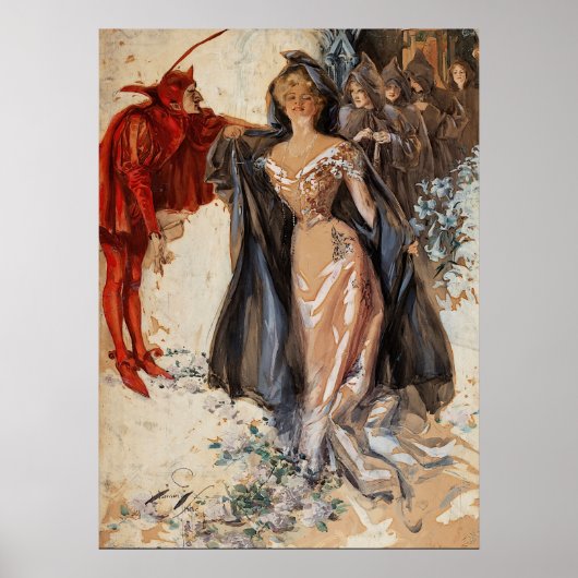 Die Anhänger, Harrison Fisher Poster (Vorne)