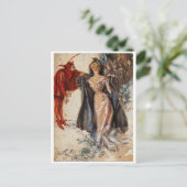 Die Anhänger, Harrison Fisher Postkarte (Stehend Vorderseite)