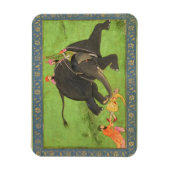 Die Anhänger retten einen gefallenen Mann aus eine Magnet (Vertikal)