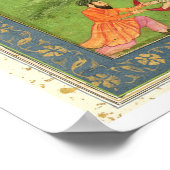 Die Anhänger retten einen gefallenen Mann aus eine Poster (Ecke)