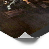 Die Anhebung des Kreuzes. von Rembrandt Van Rijn Poster (Ecke)