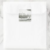 Die Anhebung einer Armee Quadratischer Aufkleber (Tasche)