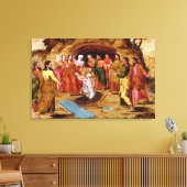 Die Anhebung von Lazarus Leinwanddruck (Insitu (Wohnzimmer))