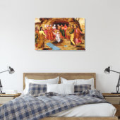 Die Anhebung von Lazarus Leinwanddruck (Insitu (Schlafzimmer))
