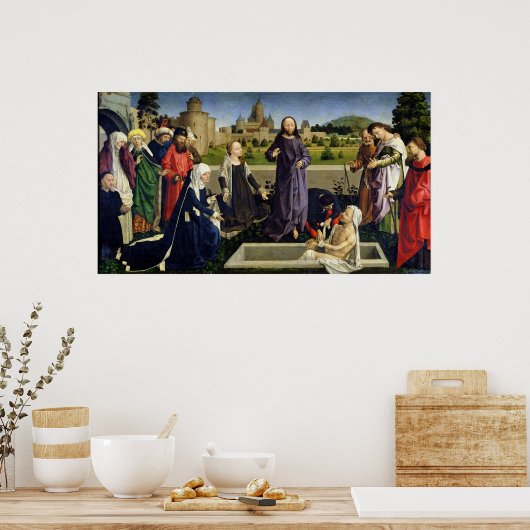 Die Anhebung von Lazarus Poster (Küche)