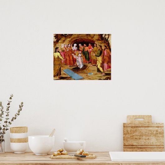 Die Anhebung von Lazarus Poster (Küche)