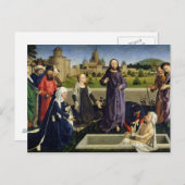 Die Anhebung von Lazarus Postkarte (Vorne/Hinten)