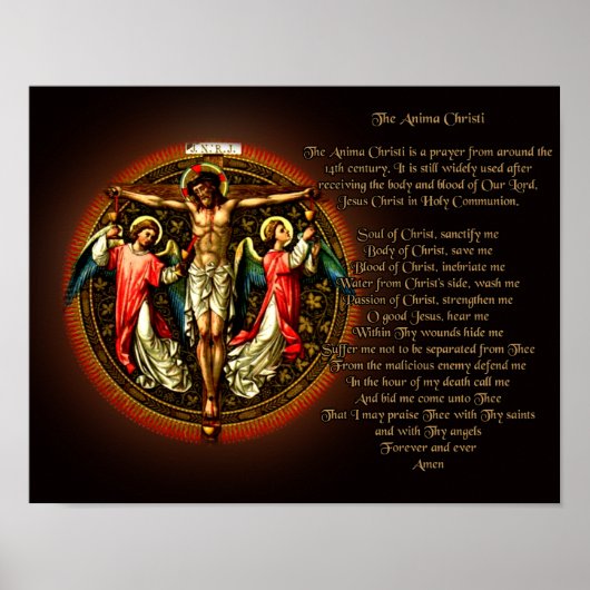 Die Anima Christi Poster (Vorne)