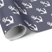 Die Anker des Schiffs Geschenkpapier (Rolleneckpunkt)
