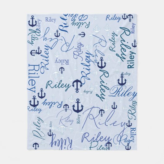 Die Ankerboxen der Marine mit mehreren Namen leuch Fleecedecke (Vorderseite)