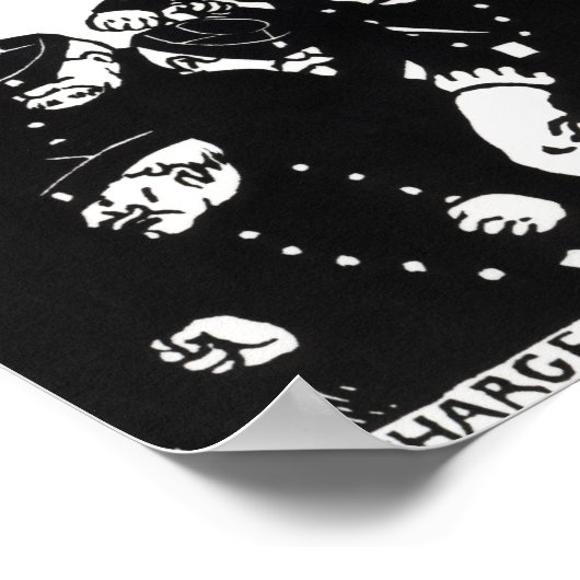 Die Anklage, 1893 Poster (Ecke)