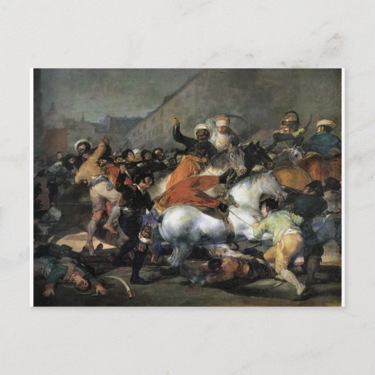 Die Anklage der Mamelukes von Francisco Goya Postkarte (Vorderseite)