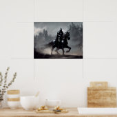 Die Anklage des furchtlosen Ritters Poster (Küche)