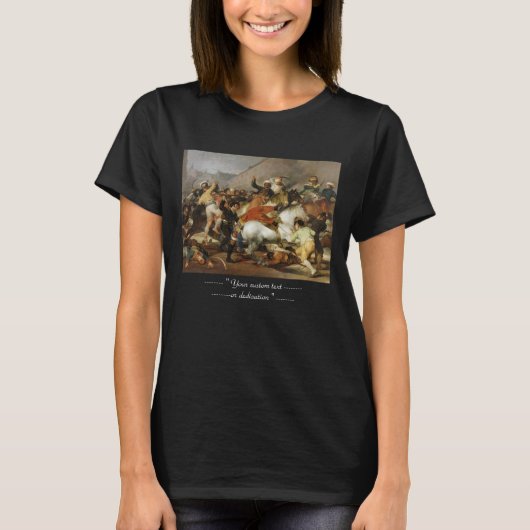 Die Anklage von Mamelukes Francisco José de Goya T-Shirt (Vorderseite)