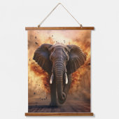 Die Anklage Wandteppich Mit Holzrahmen (Vorderseite)