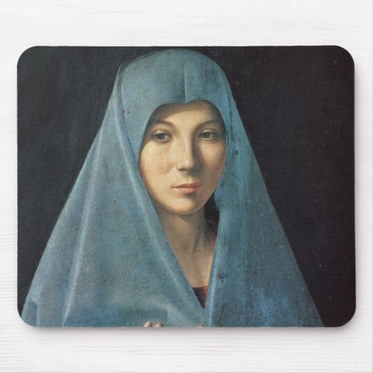 Die Ankündigung, 1474-75 (Öl auf Platte) Mousepad (Vorne)